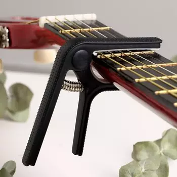 Каподастр для гитары music life черный