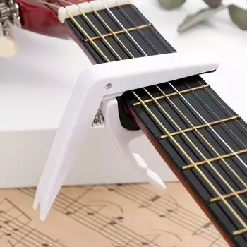 Каподастр music life, белый, пластиковый