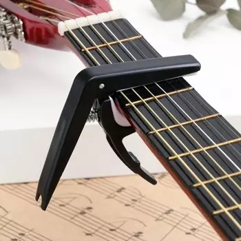 Каподастр music life, черный, пластиковый