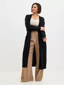 Кардиган длинный вязаный оверсайз