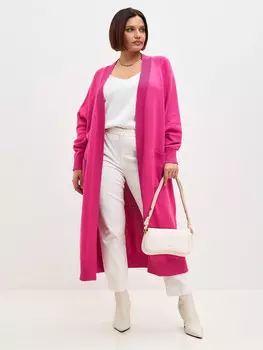 Кардиган длинный вязаный оверсайз