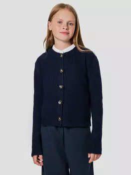 Кардиган для девочек синий
