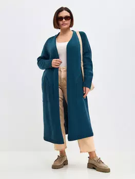 Кардиган вязаный длинный оверсайз