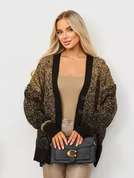 Кардиган вязаный оверсайз