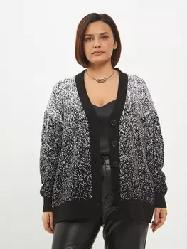 Кардиган вязаный оверсайз