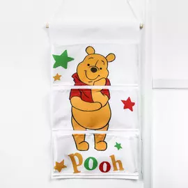 Кармашки на стену 18х45 см, медвежонок винни