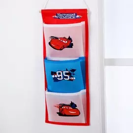 Органайзер для хранения игрушек, 45х18 см, тачки