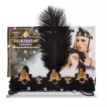 Повязка на голову с пером