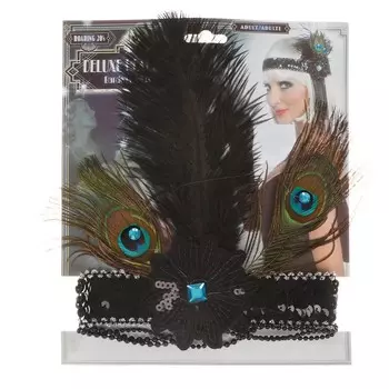 Повязка на голову с пером