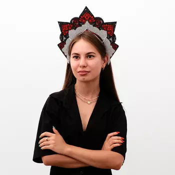 Кокошник карнавальный