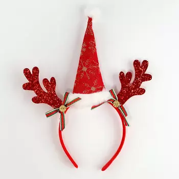 Карнавальный ободок новогодний для волос детский