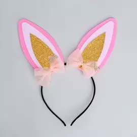 Карнавальный ободок-ушки зайчика