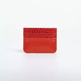 Картхолдер, цвет алый