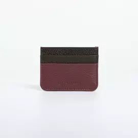 Картхолдер, цвет бордовый/коричневый