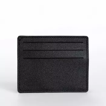 Картхолдер, на 6 карт, отделение для купюр, черный