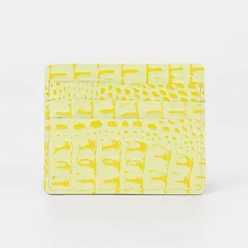 Картхолдер, цвет желтый