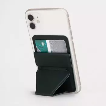 Картхолдер на телефон, цвет зеленый