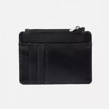 Картхолдер с монетницей на молнии textura, цвет черный