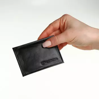 Картхолдер, textura, 9,5*0,1*6,5, пулап черный 190