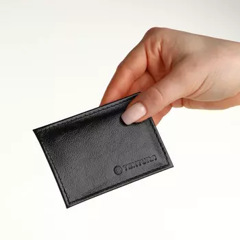 Картхолдер, textura, 9,5*0,1*6,5, ладья черный 1