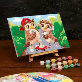 Картина по номерам на холсте с подрамником