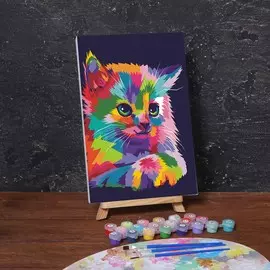 Картина по номерам на холсте с подрамником