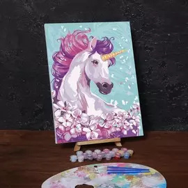 Картина по номерам на холсте с подрамником