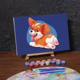 Картина по номерам на холсте с подрамником