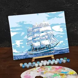 Картина по номерам на холсте с подрамником