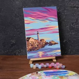 Картина по номерам на холсте с подрамником