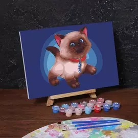 Картина по номерам на холсте с подрамником