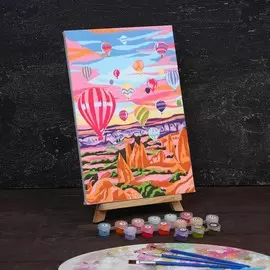 Картина по номерам на холсте с подрамником