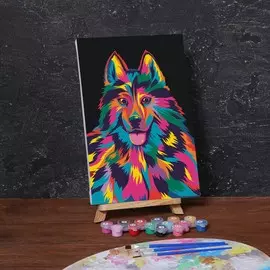 Картина по номерам на холсте с подрамником