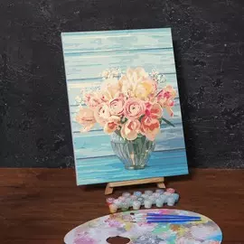 Картина по номерам на холсте с подрамником