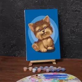 Картина по номерам на холсте с подрамником