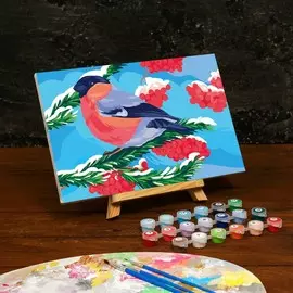 Картина по номерам на холсте с подрамником