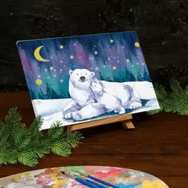 Картина по номерам на холсте с подрамником