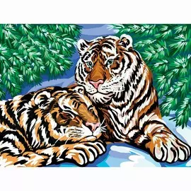 Картина по номерам на холсте с подрамником