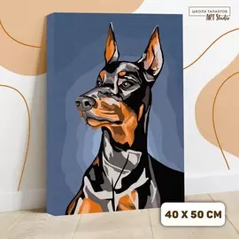 Картина по номерам на холсте с подрамником