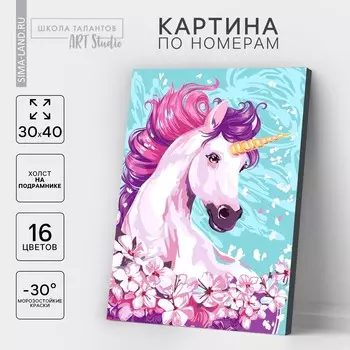 Картина по номерам на холсте с подрамником