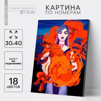 Картина по номерам с подрамником