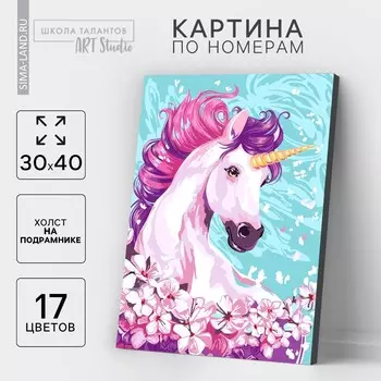 Картина по номерам на холсте с подрамником