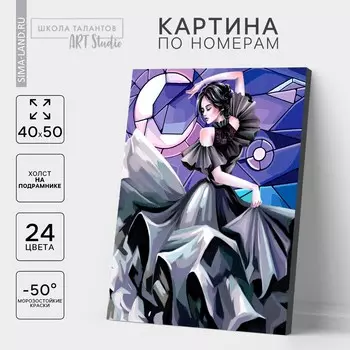 Картина по номерам на холсте с подрамником