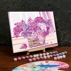 Картина по номерам на холсте с подрамником