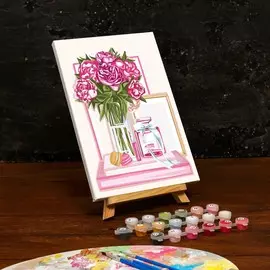 Картина по номерам на холсте с подрамником