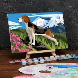 Картина по номерам на холсте с подрамником