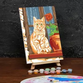 Картина по номерам на холсте с подрамником