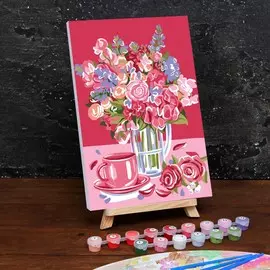 Картина по номерам на холсте с подрамником