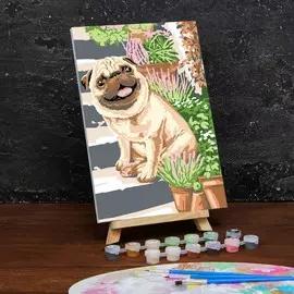 Картина по номерам на холсте с подрамником