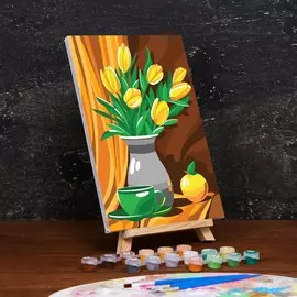 Картина по номерам на холсте с подрамником